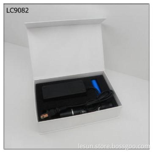 Black surface color aluminum led flashlight keychain LC9082